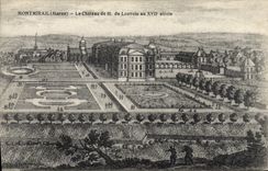 Vintage Postcard Montmirail the castle of M of Louvois with 17th