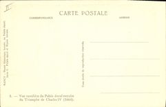 Vintage Postcard Seen cavaliere of the ducal palate extracted the triumph of Charles IV Nancy Ducal Palate
