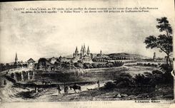 Vintage Postcard Cluny