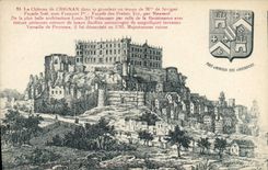 Vintage Postcard Castle of Crignan
