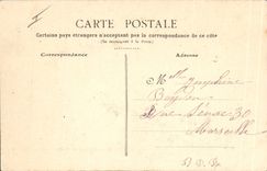 CPA Militaria Chasseurs alpins traversant le glacier du Mont de Lans