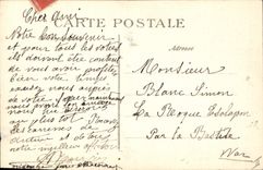 CPA Militaria Chasseurs alpins En Avant Garde