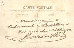 Vintage Postcard Bateau the Marseillaise Armours has turrets