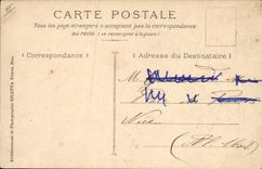 Vintage Postcard Bateau the Marseillaise Cruiser armours 1st class