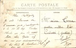 Vintage Postcard Boat Against destroyer Snap hook carrying out an exit during the operations