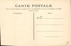 Magenta Vintage Postcard Boat