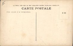 Vintage Postcard Boat Against Mangini destroyer