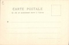 Vintage Postcard Bateau Massena Cuirasse has turrets carrying the house of the admiral Caillard