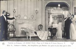 CPA Theatre du Gymnase Paris la vierge Folle Henry Bataille 
