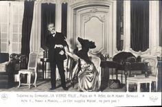 CPA Theatre du Gymnase Paris la vierge Folle Henry Bataille 