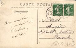 CPA Folklore Calais Type de matelote