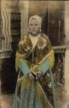 CPA Folklore Le Portel Jeune Porteloise en costume de fete