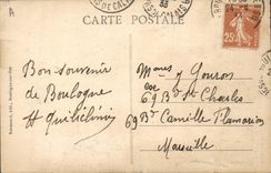 CPA Folklore Le Portel Jeune Porteloise en costume de fete