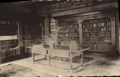 CPA Bibliotheque Chateau de Lourmarin