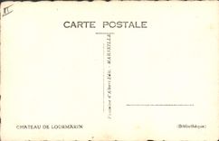 CPA Bibliotheque Chateau de Lourmarin
