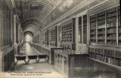 CPA Bibliotheque Palais de Fontainebleau Galerie de Diane
