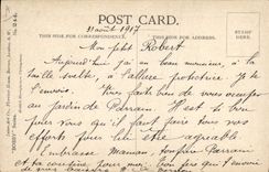 Postal Fantasia Ilustrador Niños Under Policía protección Perro