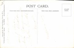 Vintage Postcard Fantasy Illustrator Fred Spurgin Children Canoe the Moon