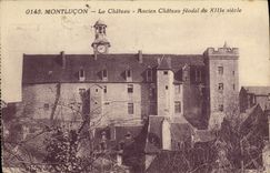 CPA Montlucon Le chateau Ancien chateau feodal 