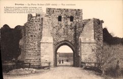 CPA Provins La porte St Jean Vue exterieure 