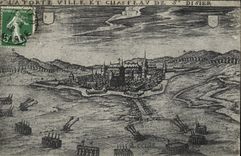 Vintage Postcard the strong city and the castle of Saitn Dizier