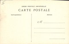 Vintage Postcard Plane old Direction of the city and its suburbs in 1741