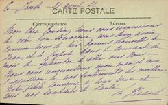 Vintage Postcard Chateau of Tournoel Tour fortifiee has the entry of the castle