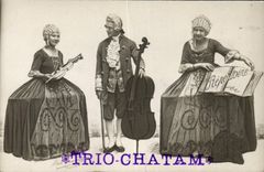 CPA Contrebasse Enfants Trio Chatam 