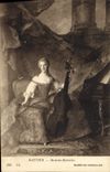 CPA Contrebasse Musee de Versailles Nattier Mme Adelaide de France 