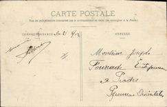 CPA Militaria Chasseurs Alpins A la corde