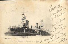 Vintage Postcard Bateau Massena Armours 1st rank