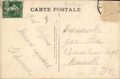 Vintage Postcard Boat Metz light Cruiser