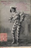 CPA Theatre Pagliaci Maria Alberti Arlecchino Arlequin 