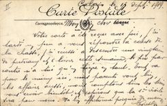 CPA Folklore Calais Type de matelote 