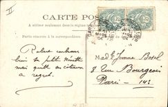 CPA Folklore La Sarthe Femme 