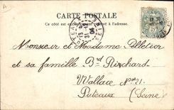 CPA Folklore Vrai Sablaise 