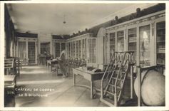 CPA Bibliotheque Chateau de Coppet 