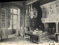 CPA Bibliotheque Chateau de Lude 