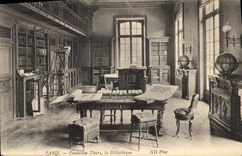CPA Bibliotheque Paris Fondation Thiers 