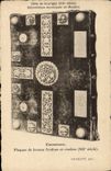 CPA Bibliotheque Bible de Souvigny Moulins Couverture Plaques de bronze fondues 
