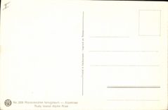 Postal Fantasia Flores Alpenrose