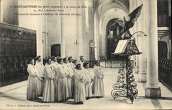 CPA La Manecanterie des petits chanteurs a la Croix de Bois Rue Lecourbe Paris Colonie de vacances a l'abbaye de Solesmes 