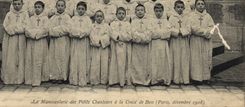 CPA La Manecanterie des petits chanteurs a la Croix de Bois Rue Lecourbe Paris Colonie de vacances a l'abbaye de Solesmes 