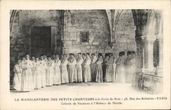 CPA La Manecanterie des petits chanteurs a la Croix de Bois Rue Lecourbe Paris Colonie de vacances a l'abbaye de Noirac 