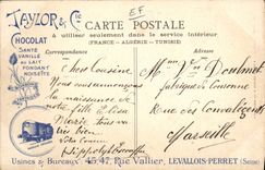CPA Les petits metiers parisiens La joueuse d'orgue Taylor Chocolat TOP