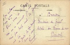 CPA Cochon Porc En ballade
