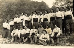 CARTE PHOTO 63eme batterie Militaria Chasseurs Alpins 