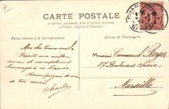 CPA Militaria Chasseurs Alpins Le drapeau