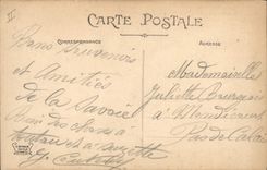 CPA Militaria Chasseurs Alpins Un poste vigie a la frontiere