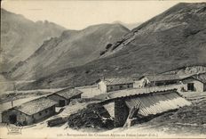 CPA Militaria Baraquement des Chasseurs Alpins au Frejus 